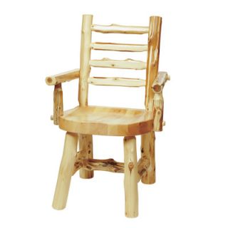 Fireside Lodge Traditional Cedar Log Arm Chair 16150