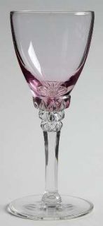 Tiffin Franciscan Wistaria Pink Wine Glass   Stem #17501, Pink