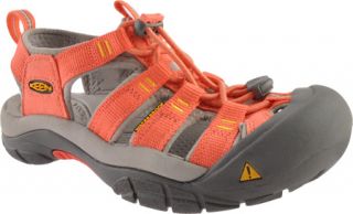 Womens Keen Newport H2   Hot Coral/Yellow Trail Shoes
