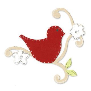 Sizzix Bigz Die Bird With Vine By Dena Designs