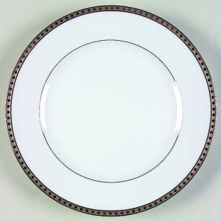 Tiffany Platinum Band Salad/Dessert Plate, Fine China Dinnerware   Platinum Band