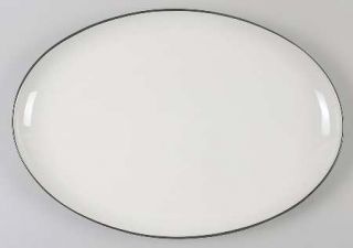 Noritake Colorwave Graphite 16 Oval Serving Platter, Fine China Dinnerware   Co