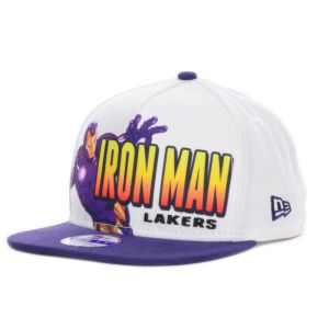 Los Angeles Lakers New Era NBA Team Hero Sub Marvel Kids 9FIFTY Snapback Cap