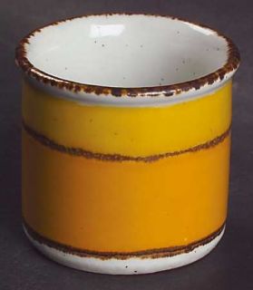 WR Midwinter Sun Single Egg Cup, Fine China Dinnerware   Stonehenge, Yellow & Or