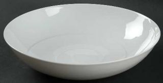Dansk Imagine 10 Large Salad Serving Bowl, Fine China Dinnerware   All White, E