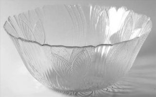 Arcoroc Canterbury Round Bowl   Floral Design In Relief