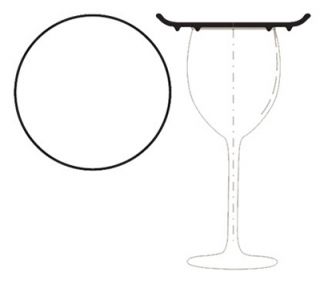 World Tableware 5.25 in Cocktail Plate w/ Double Foot, Coupe, Cream White, DrinkMates Ultima