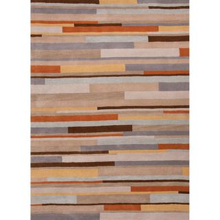 Hand tufted Contemporary Geometric Pattern Multi Rug (5 X 8)