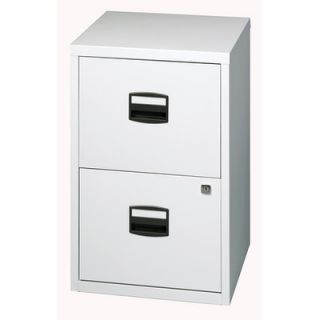 Bisley Bisley Two Drawer Home Filing Cabinet FILE2 Color Light Gray