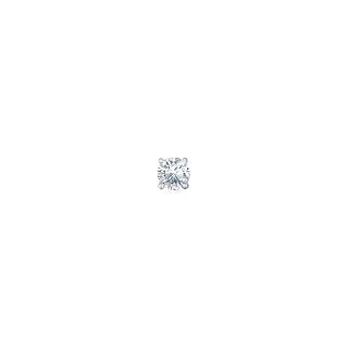 1/10 CT. Single Round Diamond Stud Earring 10K White Gold, Mens