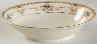 Baronet Melody 9 Oval Vegetable Bowl, Fine China Dinnerware   Cream Background,