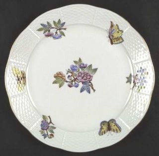 Herend Queen Victoria Older (Va) Dinner Plate, Fine China Dinnerware   Older,No