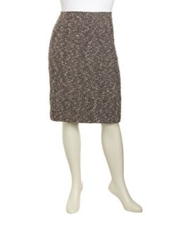 Bijou Tweed Modern Slim Skirt, Womens