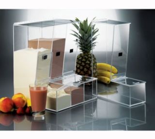 Cal Mil Multi Bin Bulk Food Dispenser w/ 3 Compartments, Clear Acrylic