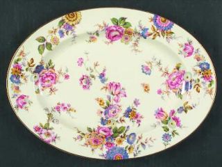 Rosenthal   Continental Sunray, The 13 Oval Serving Platter, Fine China Dinnerw