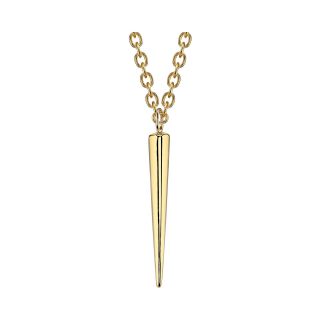 DOWNTOWN BY LANA Gold Tone Small Spike Pendant, Womens