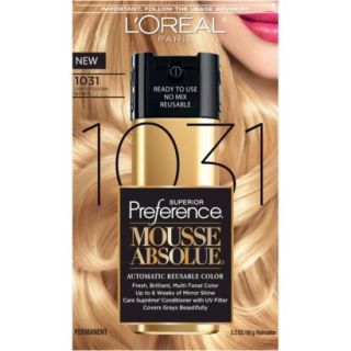 LOreal Paris Superior Preference Mousse Absolue Reusable Hair Color   1031