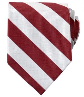 Collegiate Tie  Maroon/White JoS. A. Bank