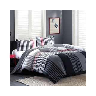 Ink+Ivy Blake Comforter Set, Black, Boys