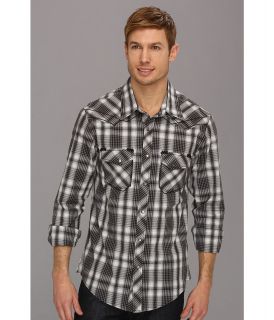 Rock and Roll Cowboy L/S Snap Mens Long Sleeve Button Up (Black)