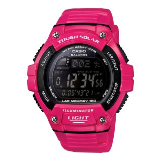 Casio Solar Runner Womens Large Case Watch, Pink