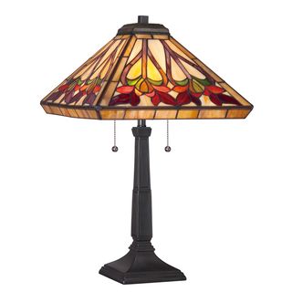 Tiffany Ross With Vintage Bronze Finish Table Lamp