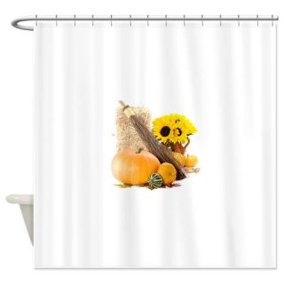  Pumpkins And Sunflowers Shower Curtain  Use code FREECART at Checkout
