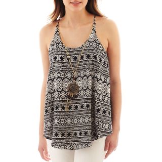 By & By Sleeveless Racerback Necklace Top, Pat B