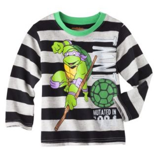 Teenage Mutant Ninja Turtles Infant Toddler Boys Long Sleeve Tee   Gray 3T