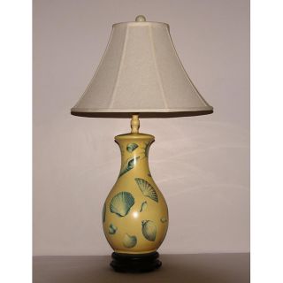 Indoor 1 light Blue Shell Table Lamp