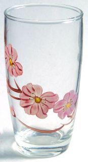 Metlox   Poppytrail   Vernon Peach Blossom 10 Oz Glassware Tumbler, Fine China D