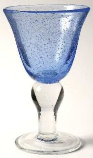 Artland Crystal Iris Light Blue Wine Glass   Light Blue Bowl, Bubble Glass