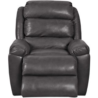 Lanier Leather Recliner, Aspen Ash