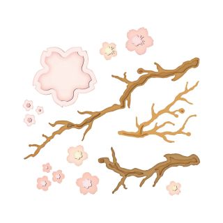 SPELLBINDERS Spellbinders Shapeabilities Die, Cherry Blossoms