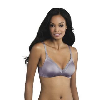 Simply Perfect By Warners Womens Back Smoothing Wirefree Bra TA4012   Shadow