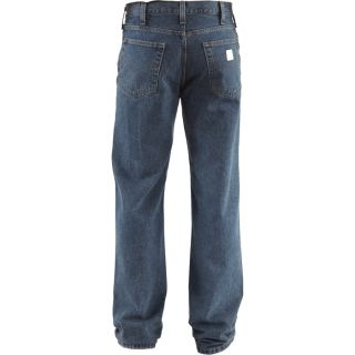 Carhartt Relaxed Fit Straight Leg Jean   Deep Stone, 40 Inch Waist x 30 Inch