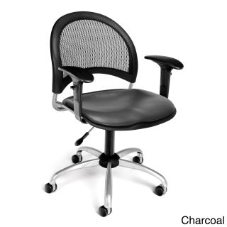 Moon Series Vinyl Swivel Task Chair 336 vam (Black, teal, charcoal, navy, wineWeight capacity 250 poundsDimensions 33 37 inches high x 21 inches wide x 23 inches deepSeat dimensions 18 inches high x 17 inches wideBack size 19 inches high x 16 inches w