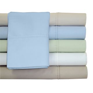 Grace Home Fashions 600tc Easy Care Solid Sheet Set, Blue