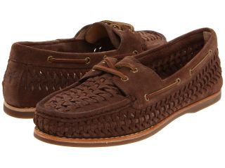 Frye Quincy Woven Boat Womens Lace up casual Shoes (Brown)