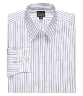 Traveler Point Collar Wrinkle Free Patterned Dress Shirt JoS. A. Bank