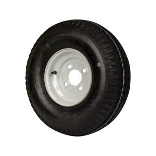 4 Hole High Speed Standard Rim Design Trailer Tire Assembly   18.1 x 5.8 . 8