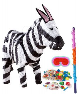 Zebra Pinata Kit
