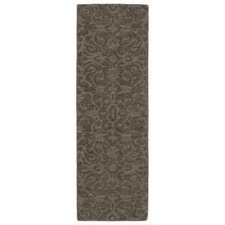 Trends Dark Taupe Classic Wool Rug (26 X 8)