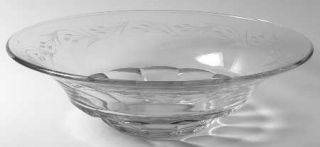 Fostoria Minuet Clear Flared Bowl   Stem #6025, Cut #826