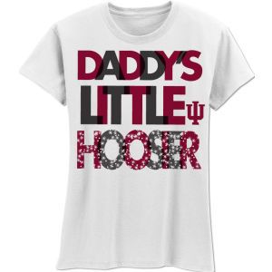 Indiana Hoosiers NCAA Girls Daddys Little T Shirt