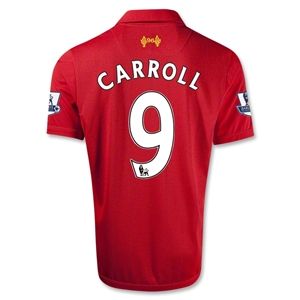 Warrior Liverpool 12/13 CARROLL Home Soccer Jersey