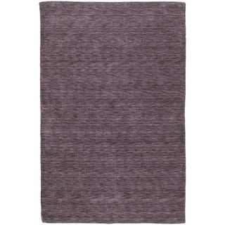 Gabbeh Hand tufted Plum Rug (5 X 76)