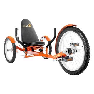 Mobo Triton Pro Three Wheeled Cruiser   Orange Multicolor   TRI 501O