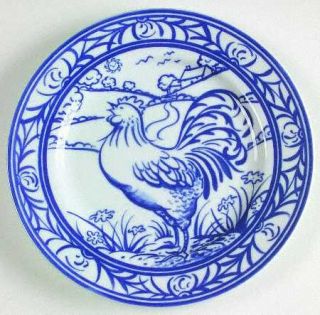 Williams Sonoma Brittany Salad Plate, Fine China Dinnerware   Blue & White,Vario