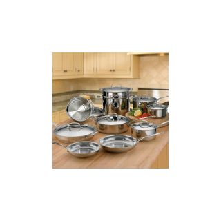 Cuisinart 17 pc. Stainless Steel Cookware Set